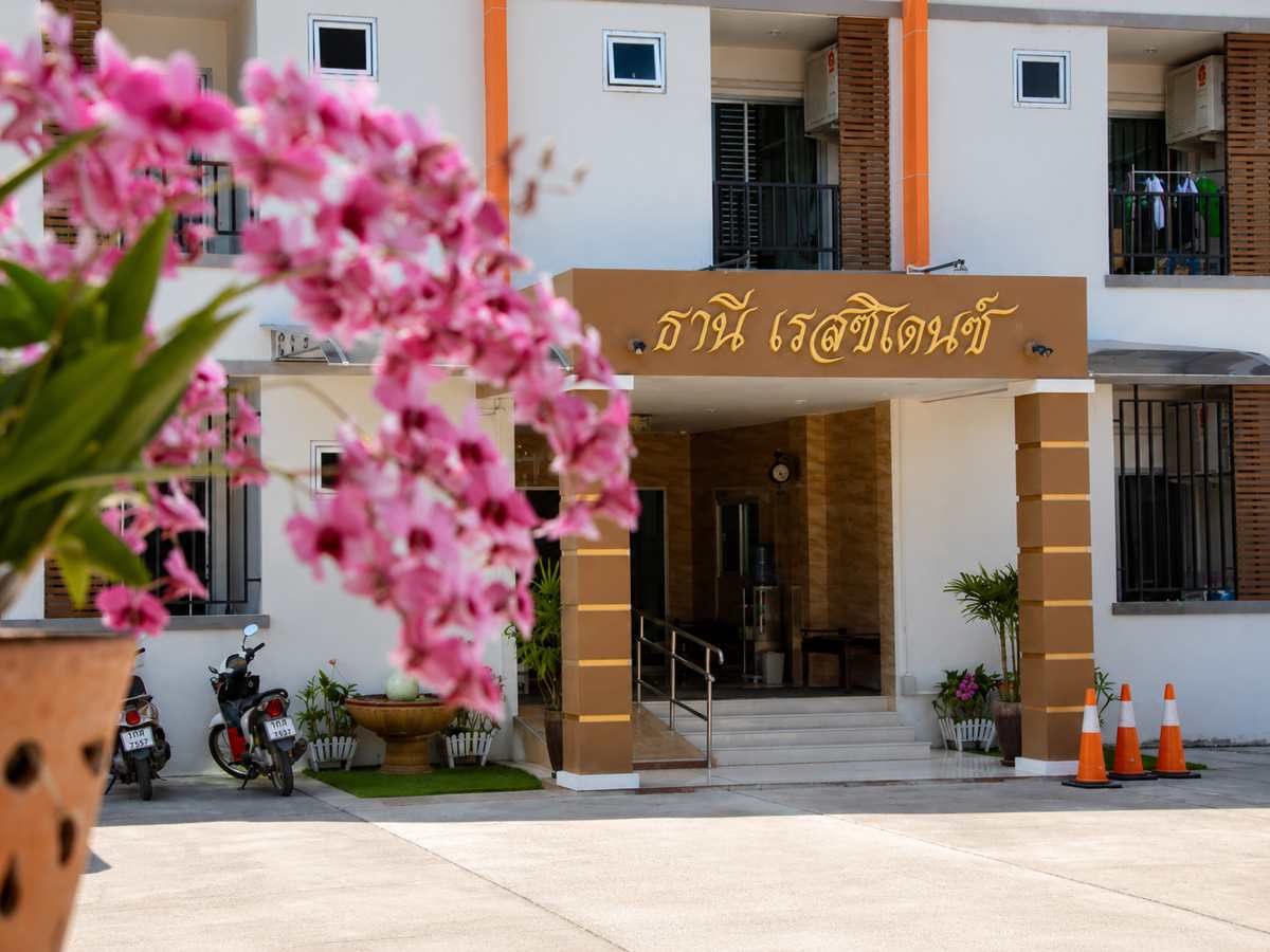 Hotel entrance and signage photo placeholder